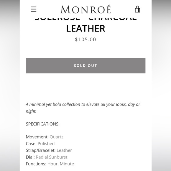 MONROÉ Classique Watch - Picture 6 of 6